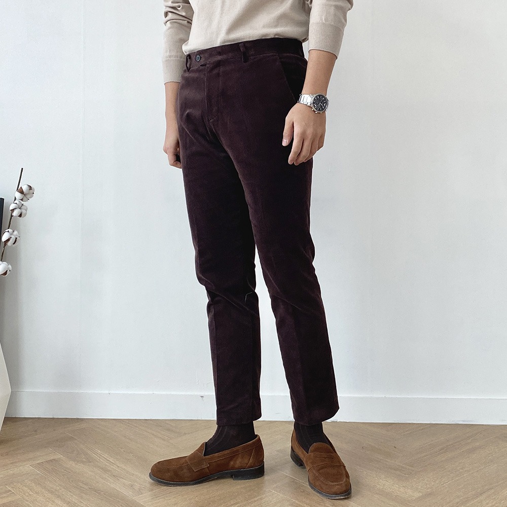 Tailored Corduroy Pants (3color)