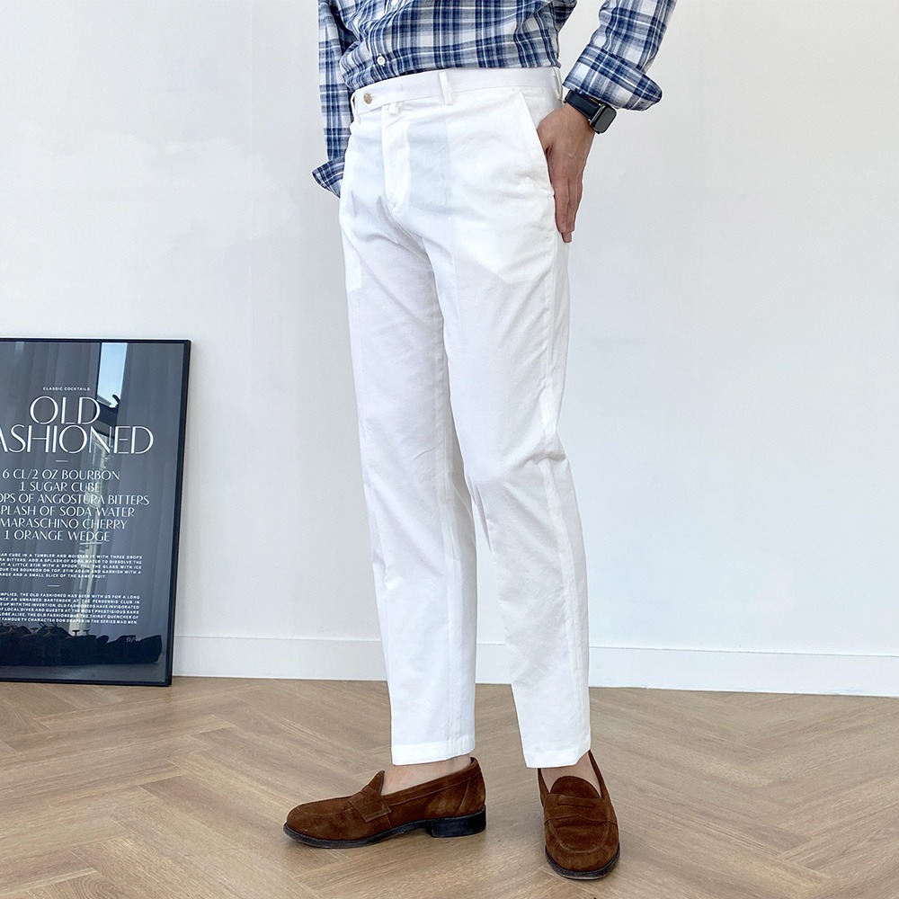 Linen Chino Pants (4color)