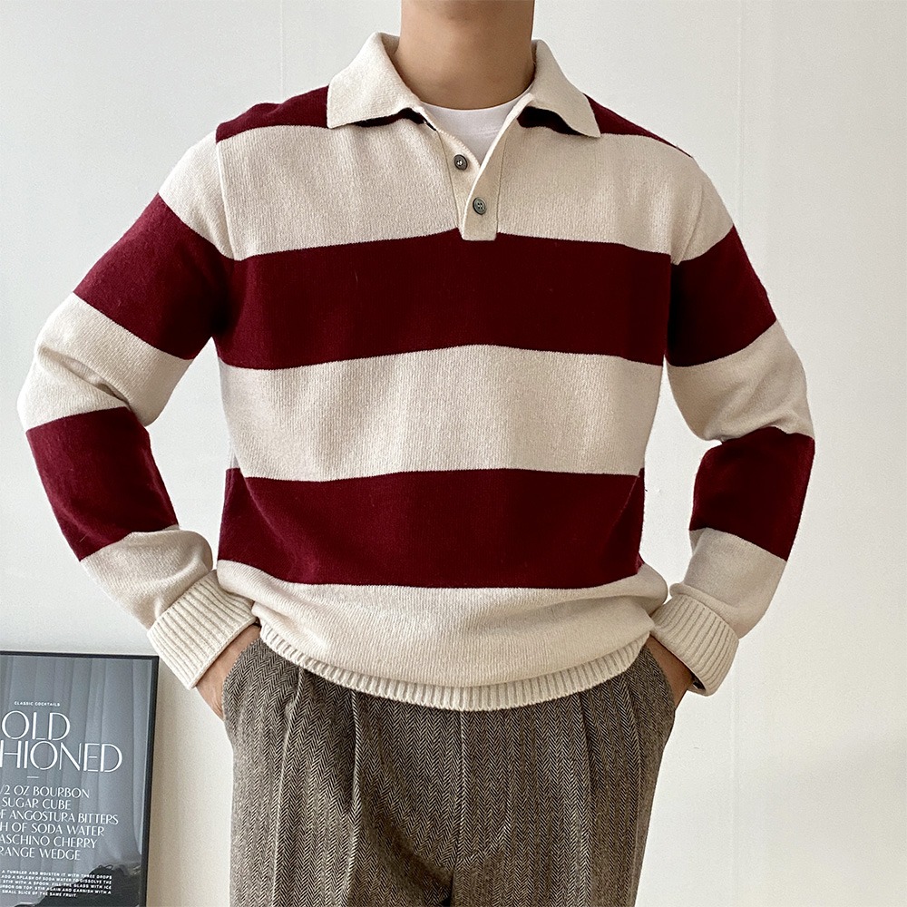 Classic Rugby Knitwear (3color)