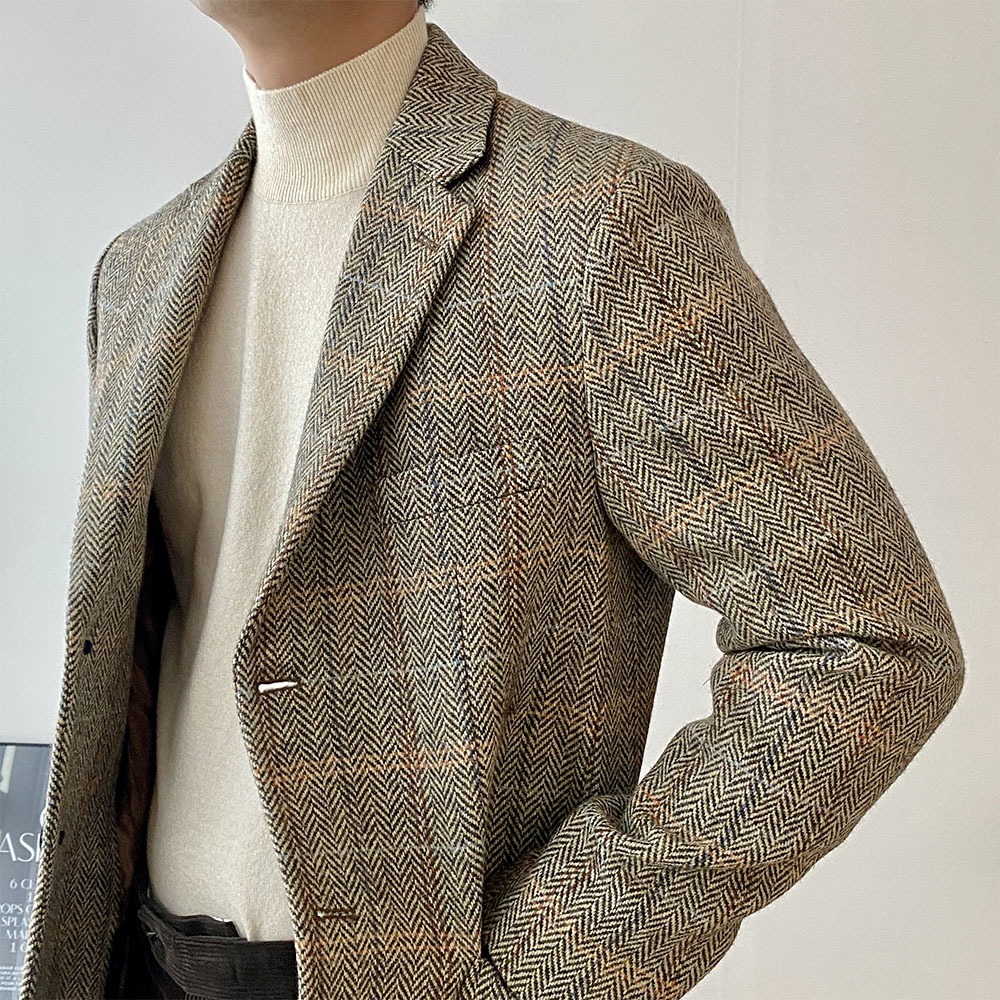 [Limited] Herringbone Tweed  Jacket